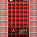 Plaid Red（ウェルカムシート）[タブレット用]